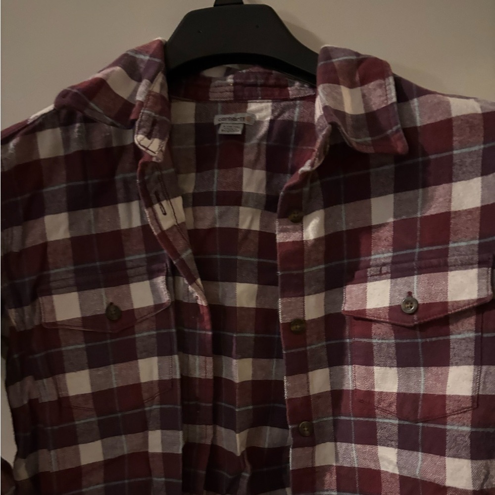 Ladies Carhartt Button Down Flannel